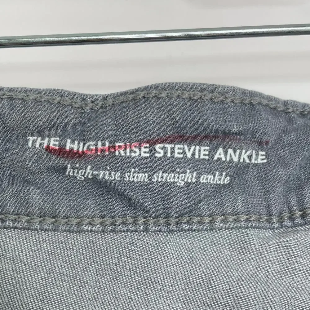 AG Adriano Goldschmied The High-Rise Stevie Ankle slim straight ankle size 27R